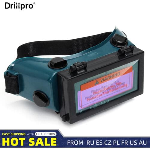 Automatic Variable Photoelectric Welding Glasses Ultraviolet Infrared Radiation Glare Safety Goggles Protective Auto Darkening