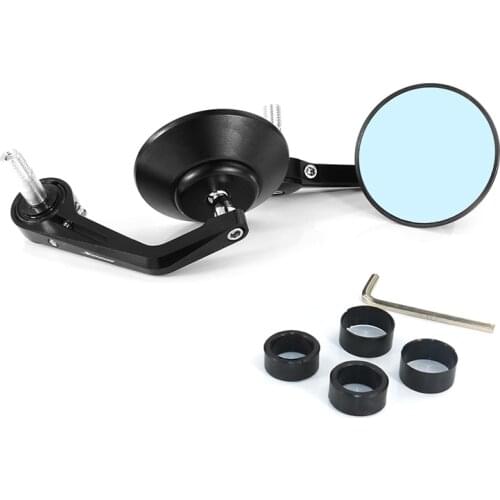 Fit For BMW S1000R 2014 2015 2016 2017 2018 2019 Motorcycle Aluminum Cafe Racer Bar End Mirror Handle Bar Rearview Side Mirrors