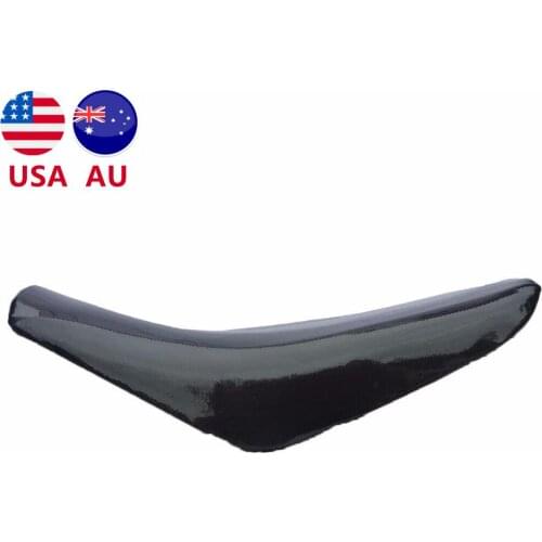 TDPRO ATV Quad Black Tall Concave Motorcycle Seat For Honda CRF 50 110 125 140 150cc Pit Pro Bike With Gripper Cover