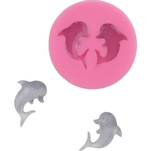 Little Whale Silicone Cake Mold for Chocolate Fondant Sugar Craft Soft Pottery Resin Dessert Pastry Bakeware Decorating Tools