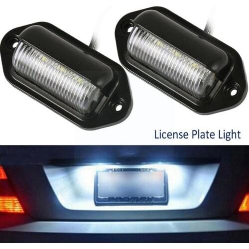 LED License Plate Light Number License Plate Light Exterior RV Lamps Truck For Car Motorcycle Boats Aircraft Automotive Tra X7D0