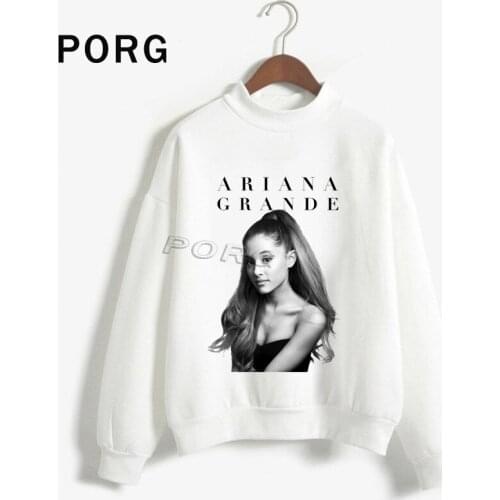 Ariana Grande Sweatshirt Women Gothic Streetwear Harajuku Sudadera Mujer 2019 Korean Women Clothes Long Sleeve Hoodies O-Neck