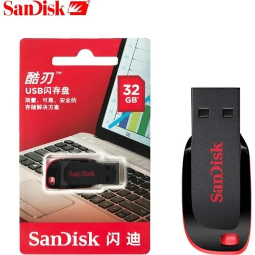 Sandisk CZ50 usb flash drive 32gb mini usb flash drive usb stick 4gb 8gb 16gb usb memory stick 64GB flash disk 128GB with gift
