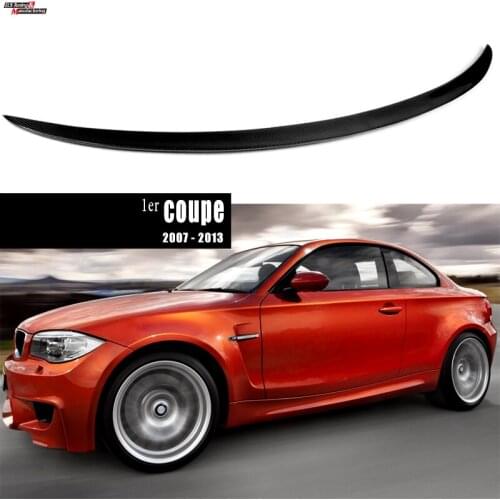 If You Want To Keep A Low-Profile Here Is A Carbon Fiber Rear Spoiler for 2007 - 2013 BMW 1 Series Coupe (E82) & 1M