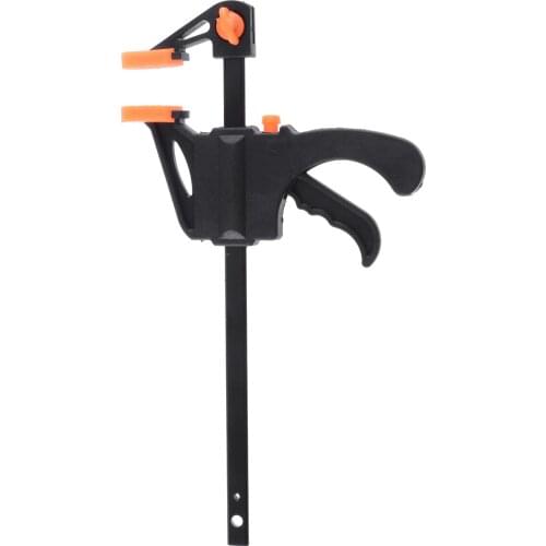 4 Inch Clip Quick Ratchet Release Speed Squeeze Wood Working Work Bar F Clamp Clip Kit Spreader Gadget Tools DIY Hand Tool