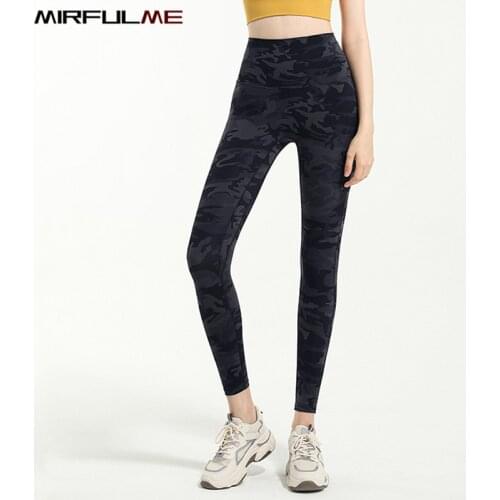 Women Camouflage Sport Leggings High Waist Hip Lifting Yoga Pant Girls Elastic Gym Workout Tights Slim Running Sweatpants Female