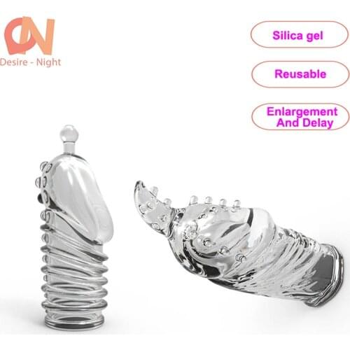 Delay Ejaculation Penis Cock Ring for men CockRing Sleeve for Male Enlargement Erotic Sex Toys for Couples Condom Games Shop