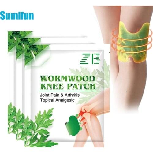 12pcs/bag Knee Plaster Sticker Wormwood Extract Knee Joint Ache Pain Relieving Paster Knee Rheumatoid Arthritis Body Patch C2397