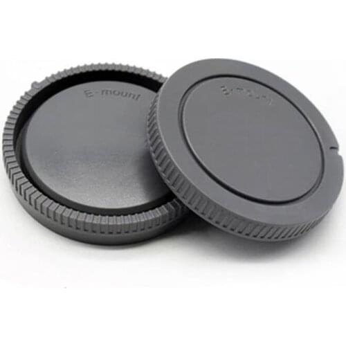 50Pairs/lot camera Body cap + Rear Lens Cap for for NEX NEX-3 E-mount