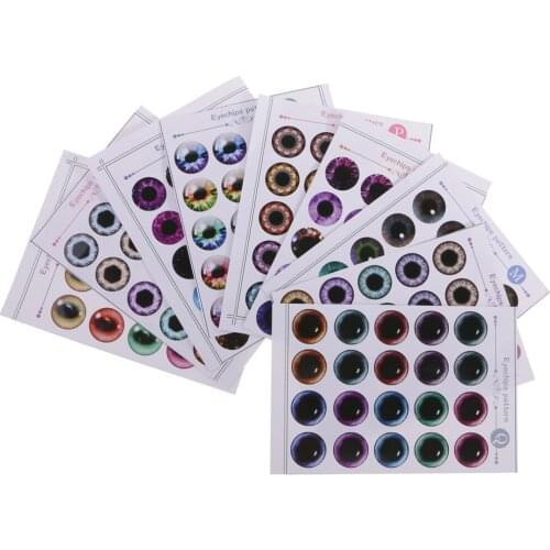 9 Sheets Doll Deco Stickers Multicolored for 12 '' Blythe Dolls