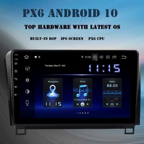 10.2" Android 10.0 Car Multimedia for Toyota Tundra Sequoia 2007-2013 Radio 1 din GPS Navi DSP IPS screen 4GB+64GB Bluetooth 5.0