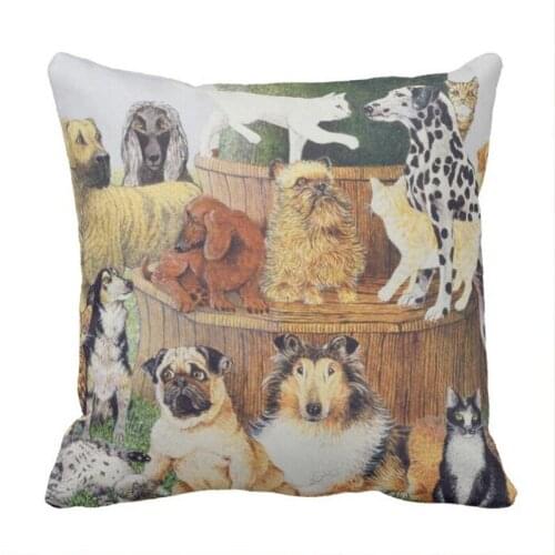 The Trysting tree Throw Pillow case