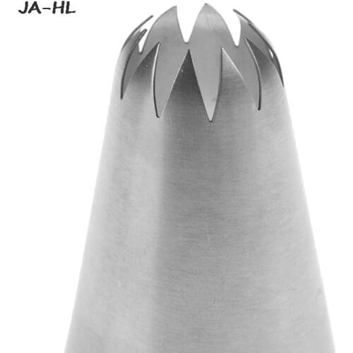 Hot Sale #C10 Large Size Piping Nozzle Cake Cream Decor Icing Tips 10 Teeth Close Star Pastry Nozzle