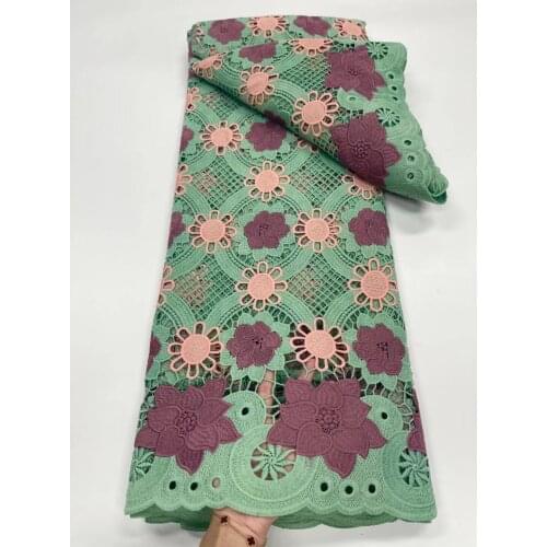 Hot Sale Cord Guipure Fabric 2021 High Quality French Milk Silk African Water Soluble Cord Lace For Nigerian Wedding Party