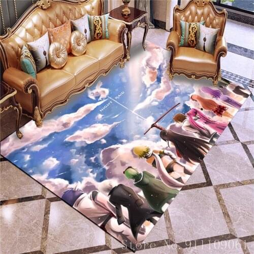 New Style Akame Ga KILL Carpet Anti Skid Area Floor Mat 3D Rug Non-slip Mat Dining Room Living Room Soft Bedroom Kitchen Carpet