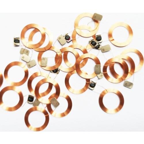 9mm /15mm Module 1k S50 IC13.56MHz ISO14443A UID Rewritable Writable cob antenna coil and chip