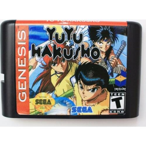 New Arrival Yu Yu Hakusho Makyoutohissen 16 bit MD Game Card For Sega Mega Drive For Genesis