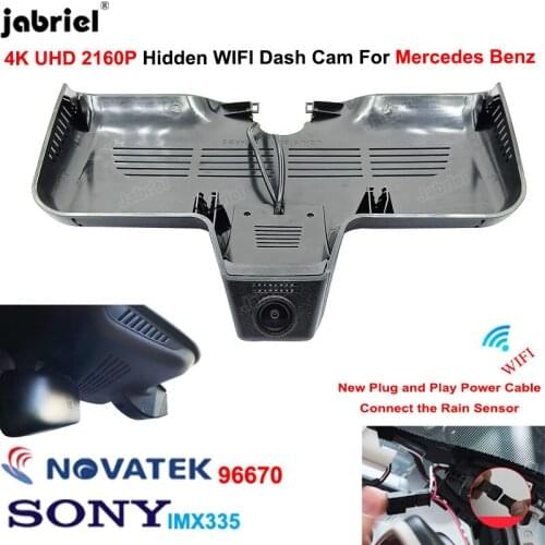 New 4K Car DVR Dash Cam For Mercedes Benz C Class 220d 250d 300 350 400 43 63 w205 c204 2014-2016 glc 250d 350d 43 63 x253 c253