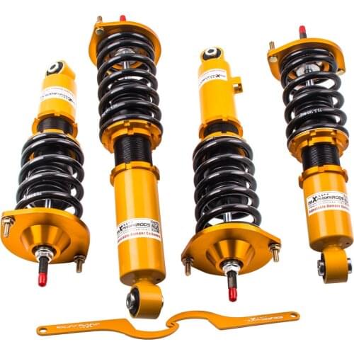 ADJUSTABLE Damper COILOVER SUSPENSION Strut KIT for MAZDA MX5 NA MK1 1992-1998 for MX-5 NA NB 1990-1998 Coilover Shocks Spring