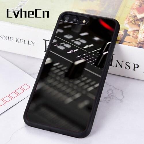 LvheCn Rubber Silicone Phone Case Cover For iPhone 6 6S 7 8 PLUS XR X XS 11 12 PRO MAX MINI Dj Mixer
