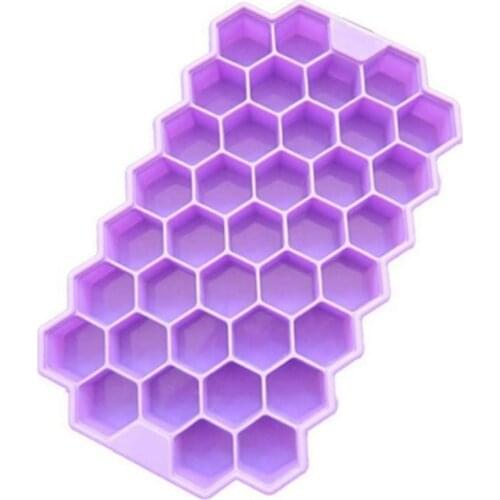 New 1pcs Silicone Honeycomb Cake Chocolate Mold Ice Cream Tools Ice Cube Tray Bee Honey Kitchen DIY Baking Tools