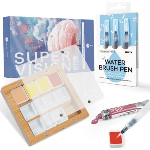 8ML Tube 10 Colors Watercolor Paint Set Vibrant Pigments for Students Beginner Art Hobbyist