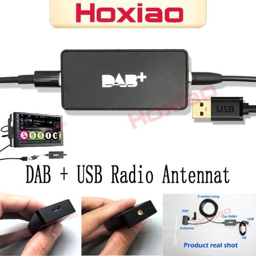 Universal DAB+ USB Antenna For After Market Auto Player Android 8.0 9.0 10 DAB+ App Radio receiver