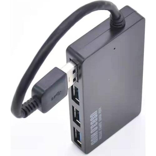 Adapter For Laptop PC High Speed USB 3.0 Hub External 4 Ports Adapter Splitter USB Expander Computer Accessories