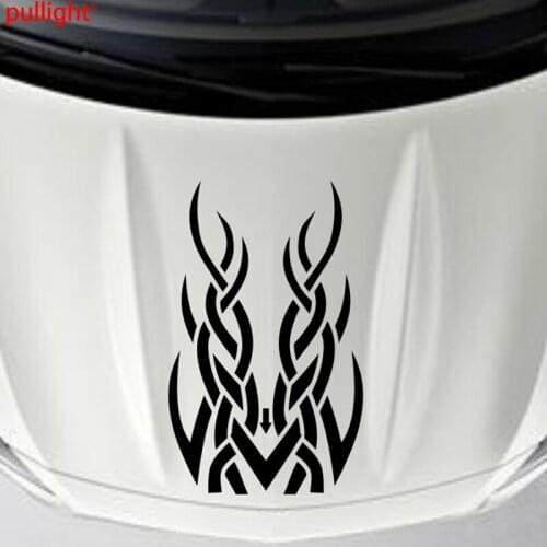 Car Tribal Racing Design Flames Hood decals Vinyl Graphics stickers