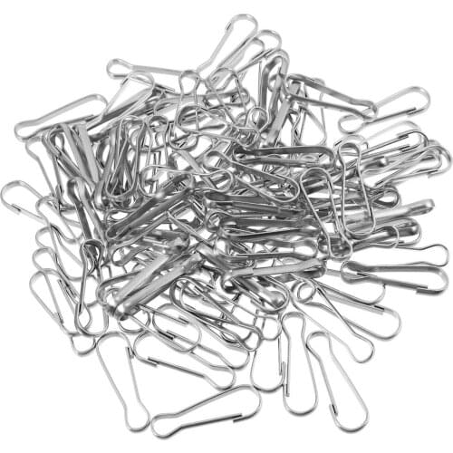 100pcs Lamp Hanging Clip Hooks Multi-purpose Spring Hanging Hook Buckle