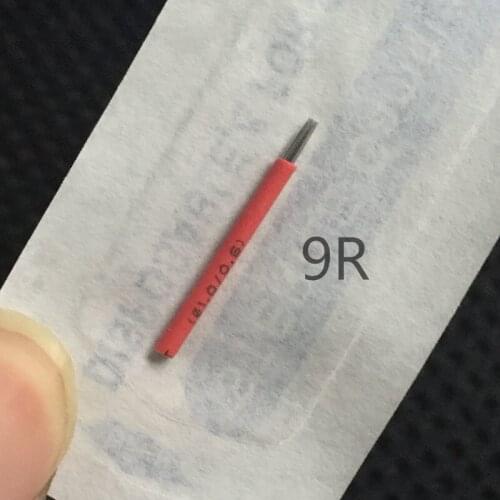 50 pcs 9R needles for manual pen Semi permanent makeup manual fog pen needle microblading eyebrow pen needles