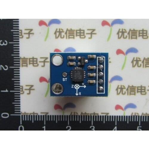 Free shipping GY-61 ADXL335 analog accelerometer module / acceleration sensor module / 3 - axis accelerometer module
