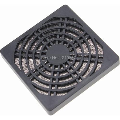 2PCS LOT PC Computer Black Plastic Dustproof 80mm Fan Filter