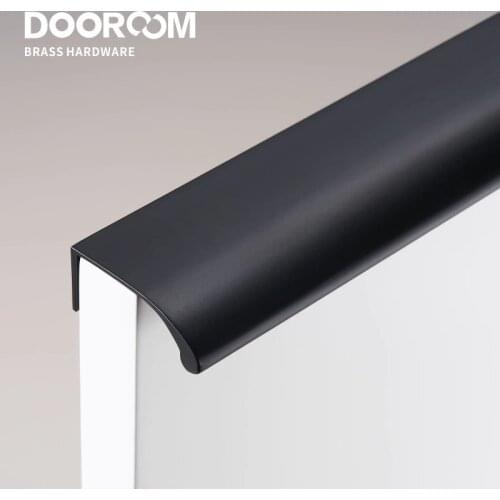 Dooroom Brass Furniture Hidde Handles Long Concealed Pulls Wardrobe Dresser Cupboard Cabinet Drawer Shoe Box Wine Bar Knobs