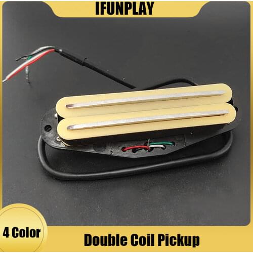 Double Coil Humbucker Pickup Sensitive Response and Clear Tone Single Pickup for ST Electric Guitar