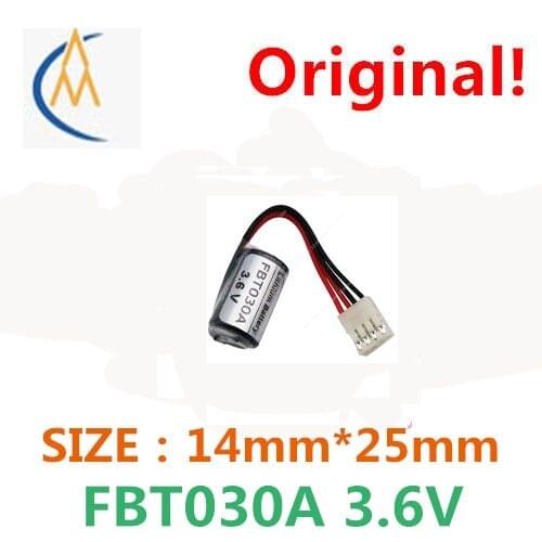 Imported from FBT030A PLC touch screen control USES lithium battery (3.6 V) ER3V/with 4 hole plug