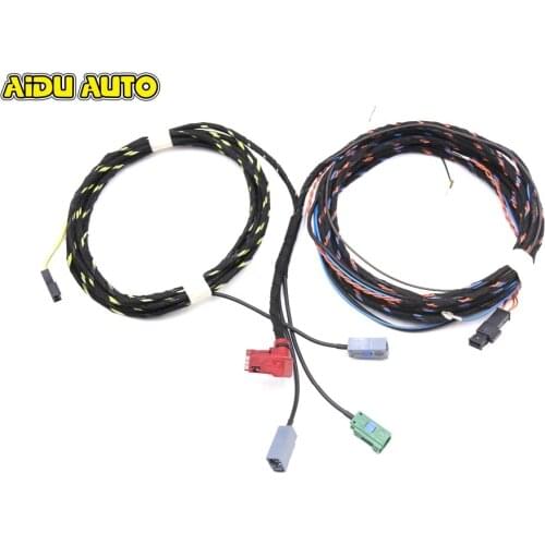 Highline MIB UNIT Rear Camera Install Wiring Harness cables For Audi A3 8V 5Q0 907 441 A 5Q0907441A 7N0 907 441 B 4S0 907 441B