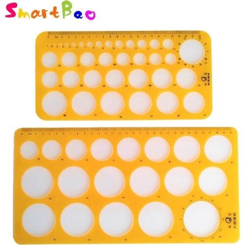 Round Drawing Template Round Stencil Template Artist Design Drafting Aid Tool