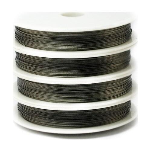 Hot Selling 60m/lot 0.3 0.38 0.45mm Beading Wire Steel Beading Wire For DIY Toys Jeweley making FXA013-69