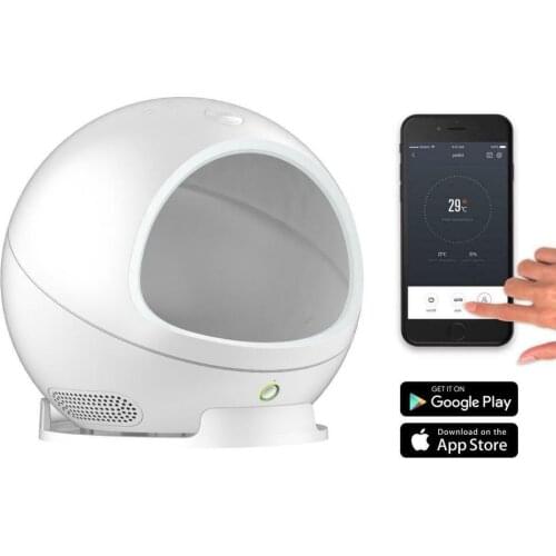 PETKIT Small Pet Cat Dog Bed House with WIFI Wireless Controller Smart Cold and Warm Temperature Control Bed for Puppy Kitten