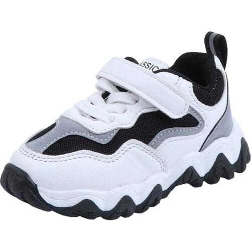 CMSOLO New Fashtion Runing Shoes Boys Girls Spring Autumn Children Flat Heel Simple Cofortable Breathable Shoe