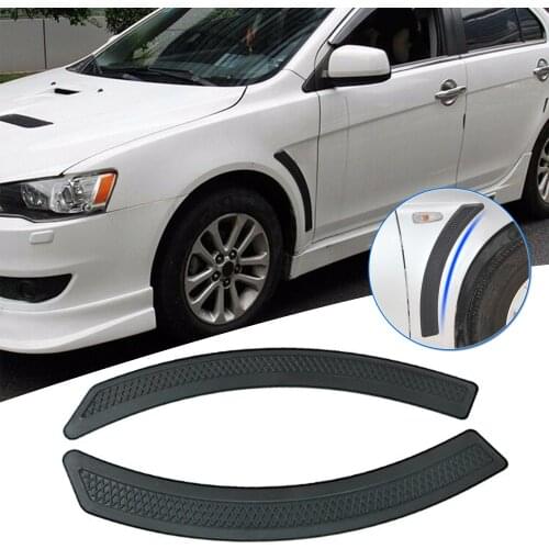 2pcs/set Car Door Fender Vent Sticker Exterior Decals Accessories For Mitsubishi Lancer EVO 2008 2009 10 11-2015 Spoiler