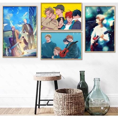 Given Anime Poster Custom Canvas Poster Art Home Decoration Cloth Fabric Wall Poster Print Silk Fabric 30X45cm40X60cm