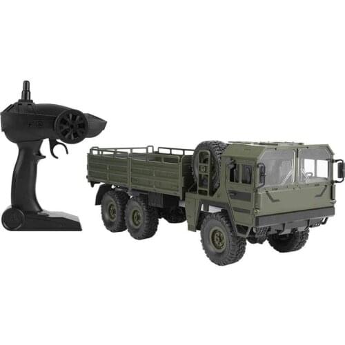 RC Military Truck Army Off-Road Car Q64 1:16 6WD 2.4Ghz Remote Control Military Truck RC Off-Road Crawler Army Car Buggy Hobby