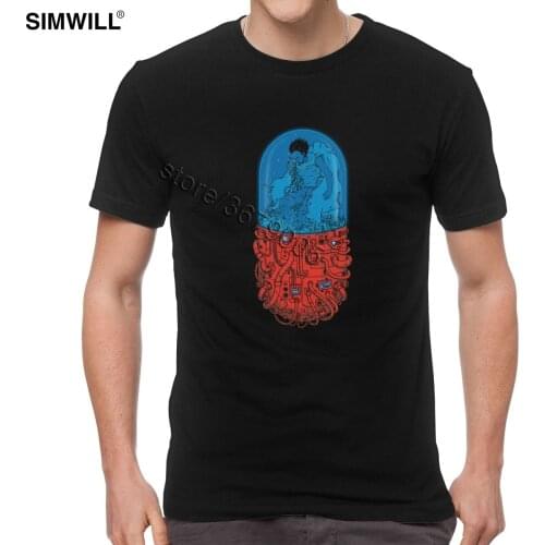 Retro Neo Tokyo T-Shirt Unique Tee Short Sleeved Cotton Printed T Shirt Round Neck Brand Anime Shotaro Kaneda Tshirt Merchandise