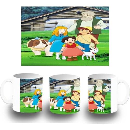 SERIES CUP ANTIQUE HEIDI ANIME color mug