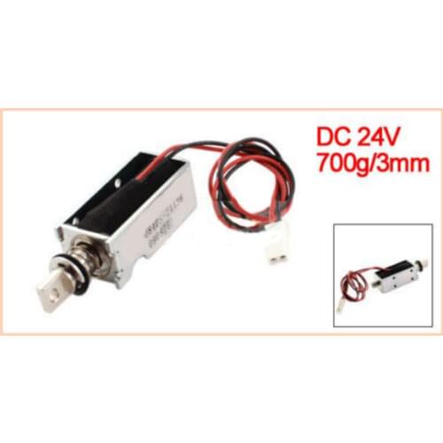 Open DC solenoid HIO-0840S-24A36 door lock mechanical equipment textile machine copier door lock DC 24V 0.66A