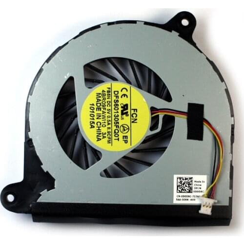 SSEA New laptop CPU Cooling Fan for Dell Inspiron 17R 5720 7720 3760 P/N DFS601305FQ0T
