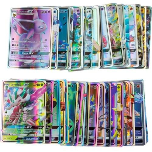 TAKARA TOMY Cards Game no repeat Pokemon Cards Featuring 60VMAX 200 Gx 100 Tag Team 20 MEGA 20 EX100 Battle Carte Trading toys