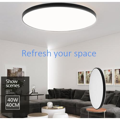 Ultra-Thin LED Ceiling Lights 30W 50W Lighting Fixture Surface Mounted Modern LED Ceiling Lamps for Living Room